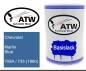 Preview: Chevrolet, Marlin Blue, 708A / 735 (1960): 500ml Lackdose, von ATW Autoteile West.